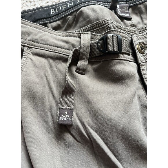 PrAna Pants Mens 38 x 32 Taupe Brown Slim Fit Performance Tech Outdoor Chino - Picture 8 of 9